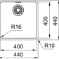 Maris MRX 210 - 40 Edelstahl Gebürstet 127.0531.809 - MEGART