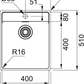 Maris MRX 210 - 40 Edelstahl Gebürstet 127.0531.851 - MEGART