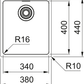 Maris MRX 210 - 34 Edelstahl Gebürstet 127.0714.134 - MEGART