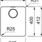 Mythos MYX 210 - 34 Edelstahl Gebürstet 127.0633.032 - MEGART