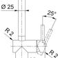 Atlas Neo Vorfenster Zugauslauf Edelstahl 115.0521.439 - MEGART
