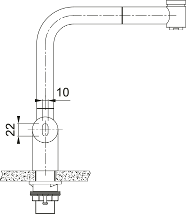 Atlas Neo Sensor Auszugsbrause Edelstahl 115.0625.524 - MEGART