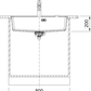 Maris MRG 210 - 72 Fragranite Black Matt 135.0682.969 - MEGART