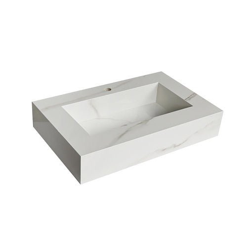 Top - Waschbecken Mit Integriertem Becken Sublime - MEGART