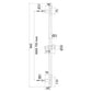 Brausestangenset Chrome Lux - MEGART
