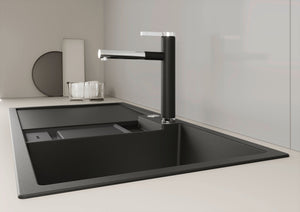 BLANCO LINEE - S vulkangrau/chrom - MEGART