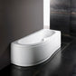 Rechteckige Badewanne mit Paneelen Mod. Genny - MEGART