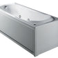 Rechteckige Badewanne mit Hydromassage und Paneel Mod Milo - MEGART