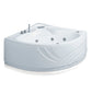Hydro - Badewanne mit Eckbadewannen - Randarmaturen Mod. Cipro - MEGART