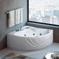 Hydro - Badewanne mit Eckbadewannen - Randarmaturen Mod. Cipro - MEGART