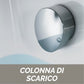 Hydro - Badewanne mit Eckbadewannen - Randarmaturen Mod. Cipro - MEGART