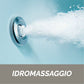 Eck - Hydromassage - Badewanne Modell Zaira mit Paneel - MEGART