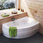 Eck - Hydromassage - Badewanne Modell Zaira mit Paneel - MEGART