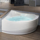 Halbrunde symmetrische Eckbadewanne Una - MEGART