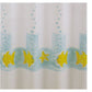 Duschvorhang 3 Seiten - Badewanne 2 Seiten Cm. 240 X 200 Mod. Splash - MEGART