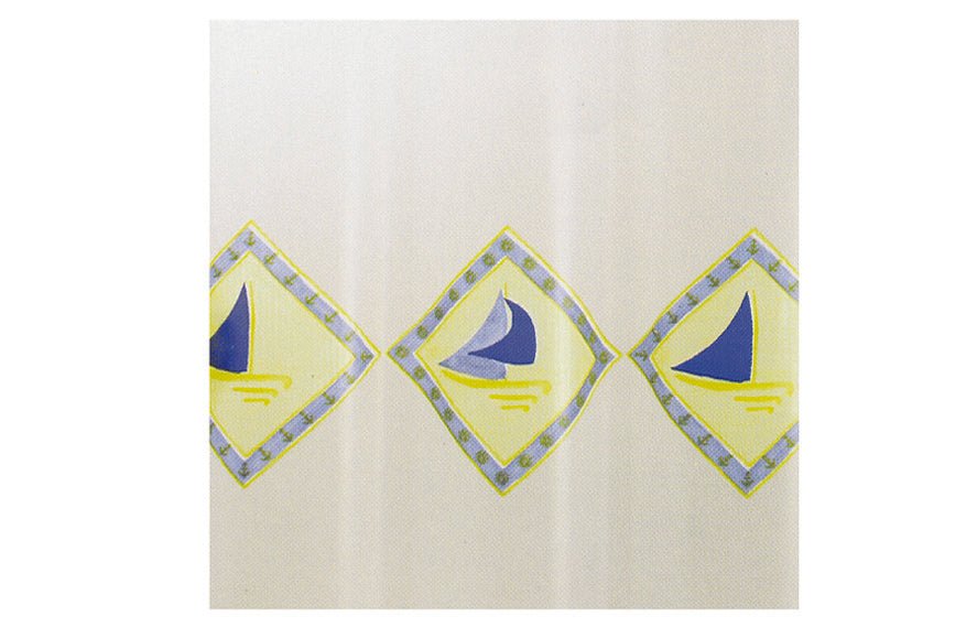 Duschvorhang 3 Seiten - Badewanne 2 Seiten Cm. 240 X 200 Mod. Orizzonte - MEGART