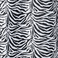 Duschvorhang Zwei Seiten Aus Stoff Cm. 180 X 200 Mod. Zebra Schwarz - MEGART