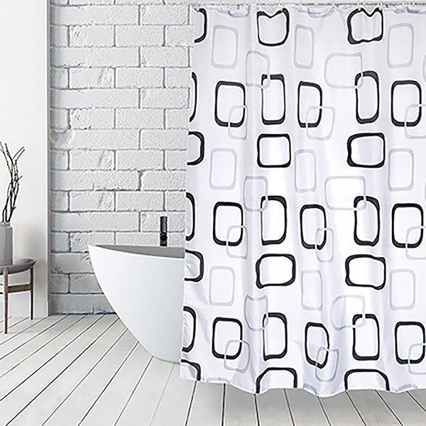 Vintage Duschvorhang Aus Polyestergewebe - MEGART