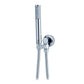 Duplex - Dusche Mod. Zen mit integrierter Halterung + Messingflex - MEGART