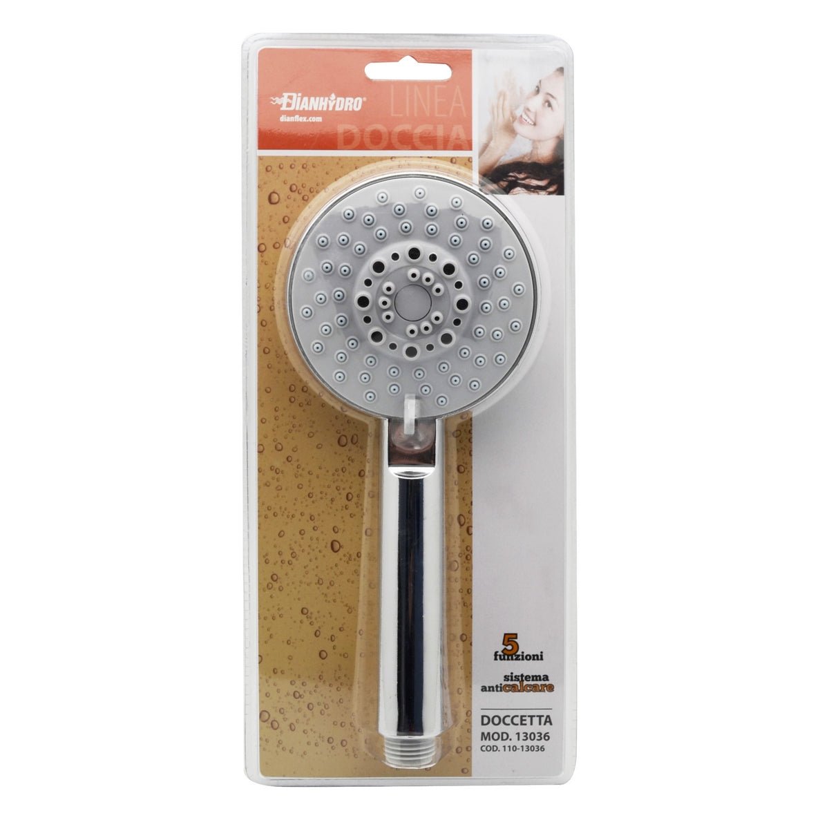 Handbrause 5 Funktionen Mod. 13036 - MEGART