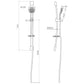 Komplettes Duschset Modell 15107 - MEGART