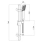 Komplettes Duschsystem Sorso - MEGART