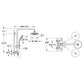 Duschsystem mit externem Thermostatarmatur Euphoria - MEGART