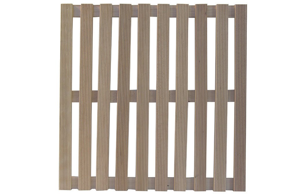 Quadratische Duschplattform Aus Holz - MEGART