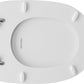 Wc - Sitz Für Toilettenschüssel Aretusa Weiss Mit Verstellbarem Scharnier Form 6 - MEGART