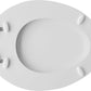 Wc - Sitz Für Pozzi Ginori Ultra Weiss Form 1 Toilette - MEGART