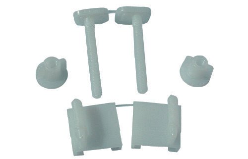 Paar Pvc - Sitzhalterungen Mit Plastikschrauben - MEGART