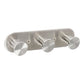 Dreifacher Kleiderhaken Mod. Blizz Gebürstet - MEGART