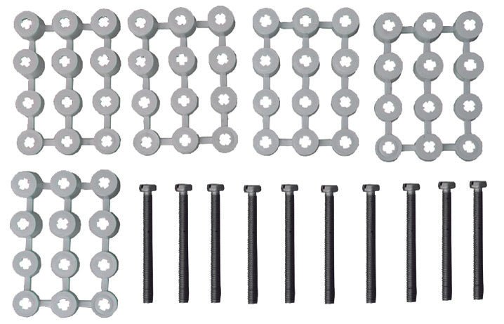 Kit 10 Stk. Schrauben Für Rahmen Dm. M5 - MEGART