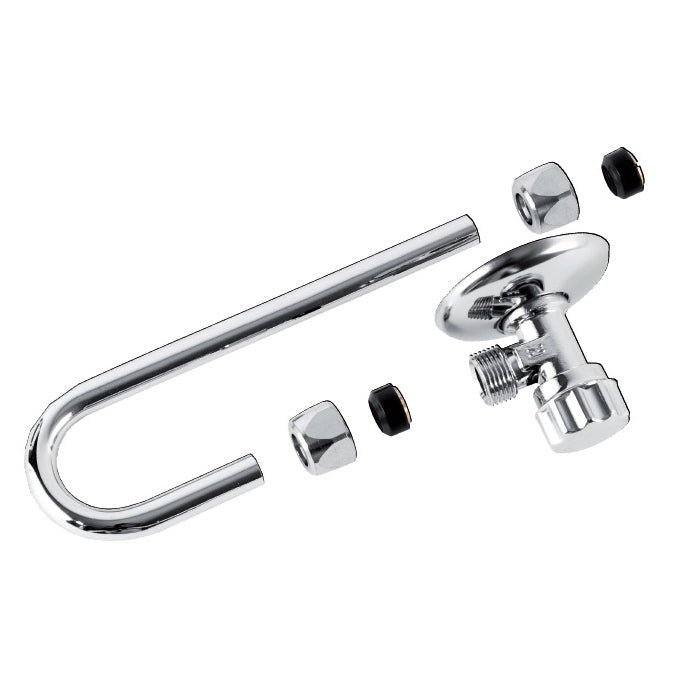 Absperrhahn 1/2" - 3/8" Mit J - Rohr Kariba - MEGART