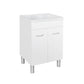 Melamine - Waschtrog mit Unterschrank und Wanne aus ABS - MEGART