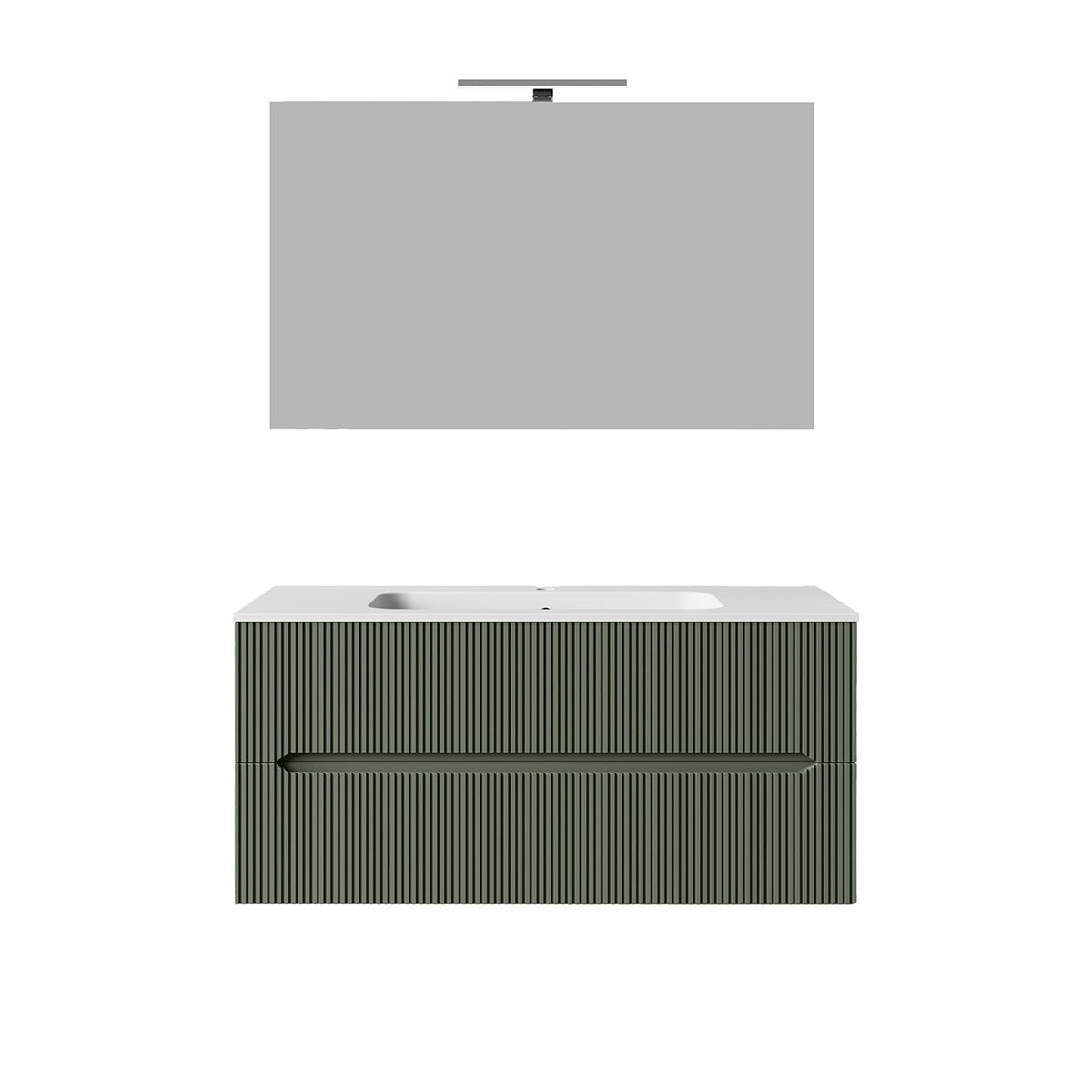 Wandmöbel Linie Stick Rattan 120 Cm - MEGART