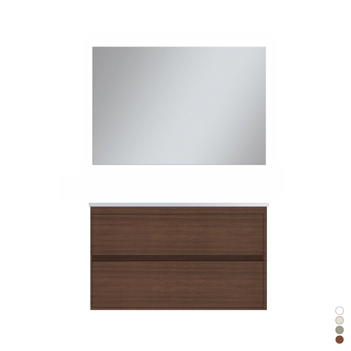 Hängender Badezimmerschrank Linie Elegance L. 90 Cm - MEGART