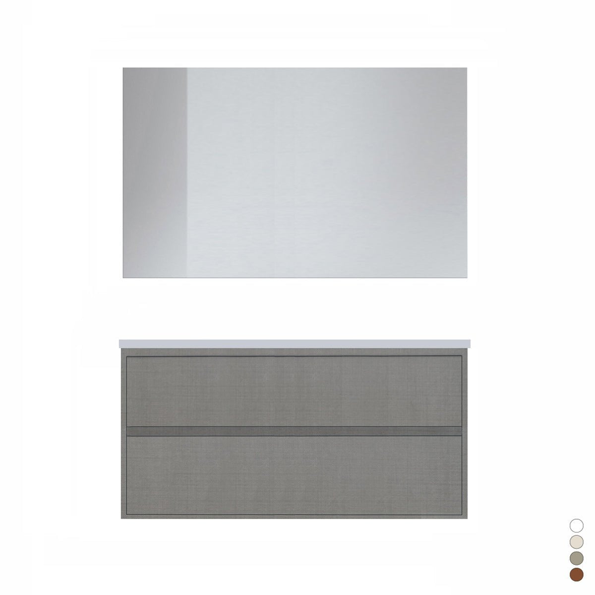 Wandmöbel Linea Elegance B. 120 Cm - MEGART