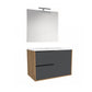 Hängender Badezimmerschrank Mod. Lisboa Konsole L. 80 CM - MEGART