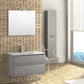 Mobile Bagno Sospeso "Fantasy" Con Lavabo E Specchio Cm.90