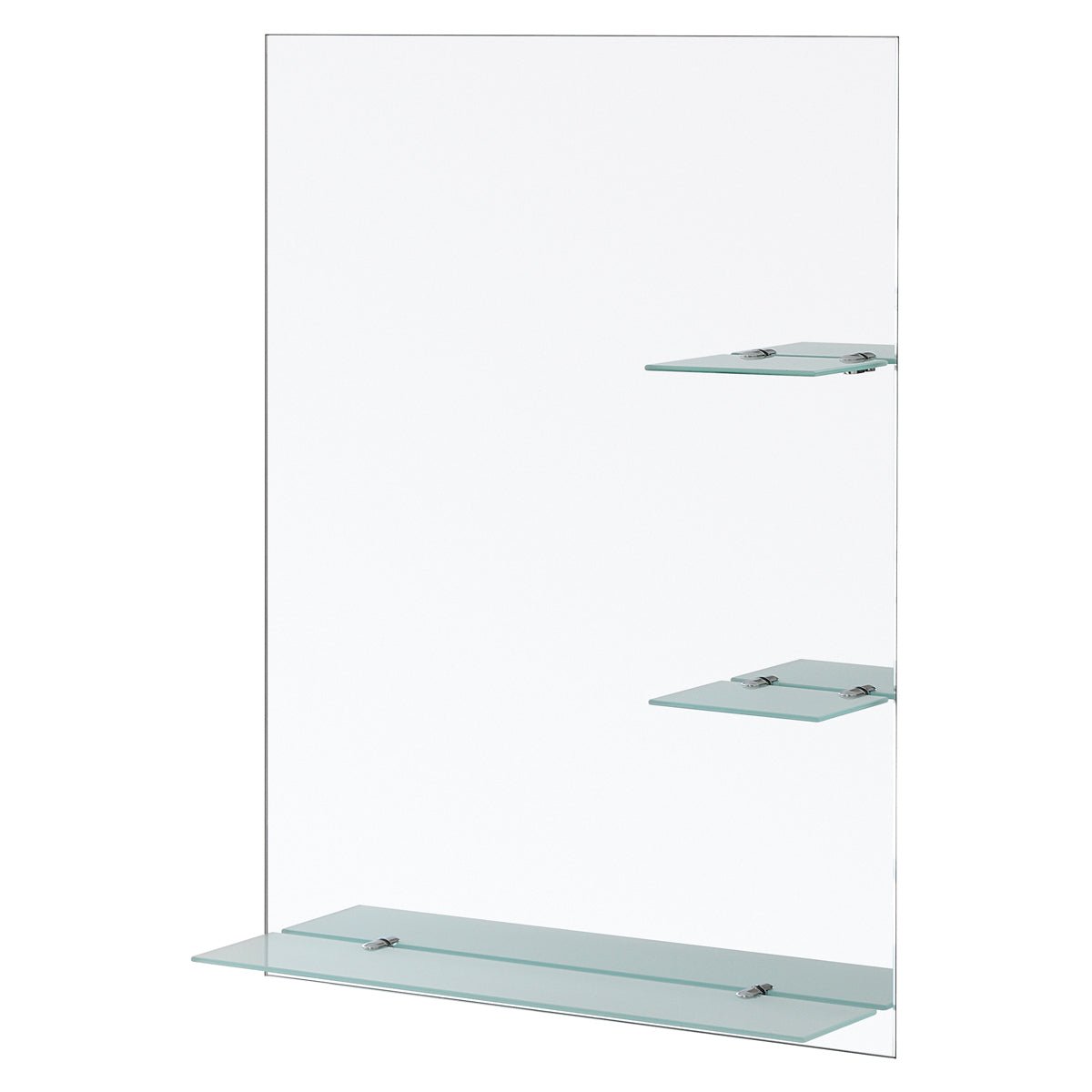 Rechteckiger Spiegel Mit Regalen 60X80 - MEGART
