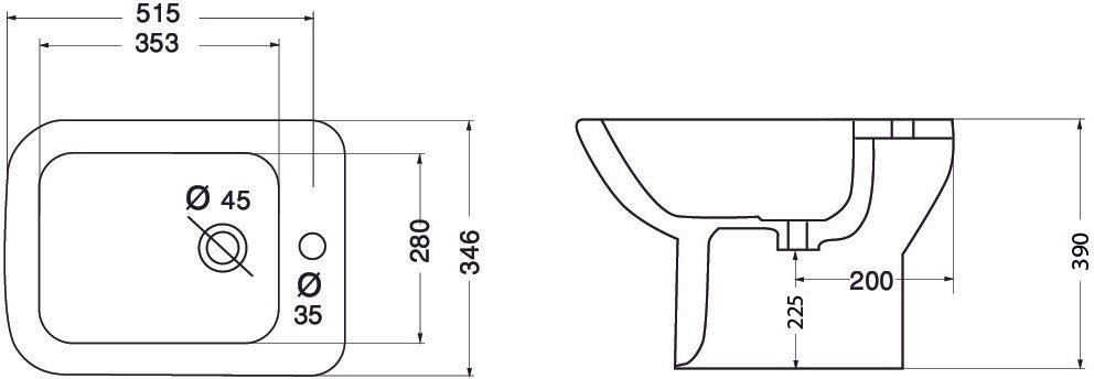 Bidet Jasmine - MEGART