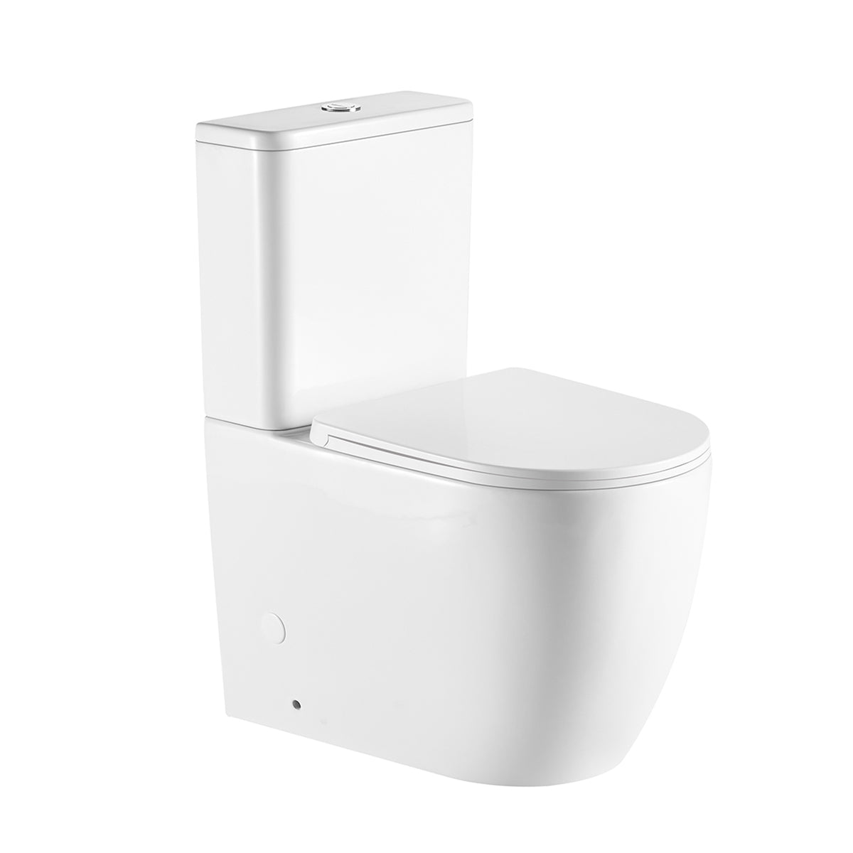 Wandbündiges Monoblock-WC spülrandlos MAGNOLIA - MEGART
