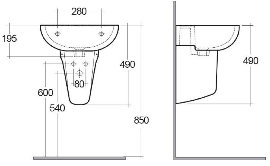 Semisäule Compact/Ninfea - MEGART