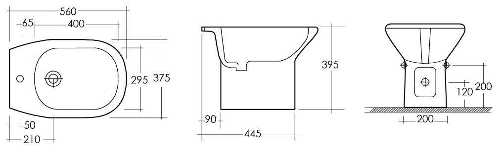 Bidet Orient/Ninfea - MEGART