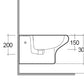 Hänge - Bidet Compact/Ninfea - MEGART