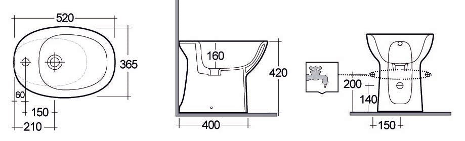 Bidet Morgen - MEGART