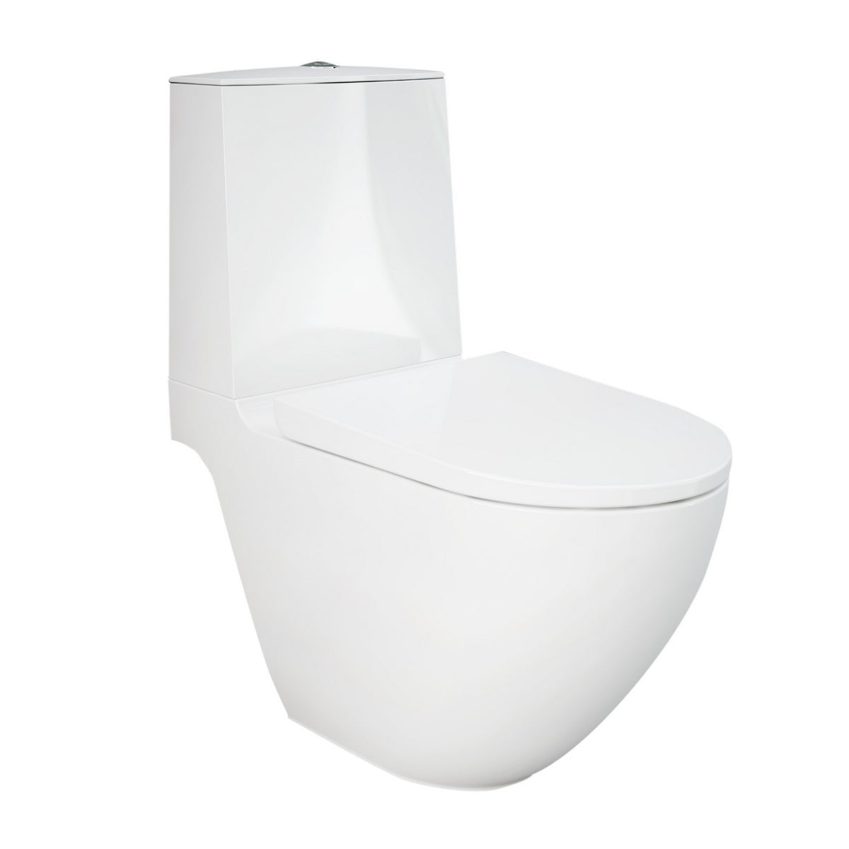 Des Monoblock Boden - WC, Rimless mit versteckter Befestigung - MEGART