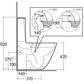 Sensation Monoblock - WC zur Unterputzmontage - MEGART