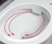 Resort WC, wandbündig und Rimless - MEGART